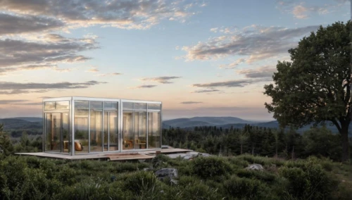 mirror house,cubic house,cube house,cube stilt houses,summer house,water cube,glass facade,frame house,hahnenfu greenhouse,eco hotel,inverted cottage,greenhouse effect,archidaily,house in the mountains,glass building,eco-construction,structural glass,transparent window,shipping container,house in mountains