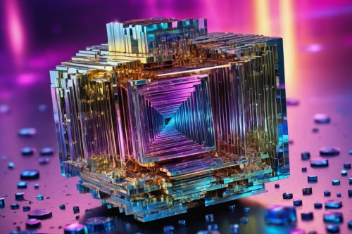 bismuth,bismuth crystal,processor,pentium,computer chip,cube surface,computer chips,motherboard,crystal,random access memory,ryzen,semiconductor,microchip,crystalline,microchips,cpu,computer art,rock crystal,multi core,prism ball,Photography,General,Realistic