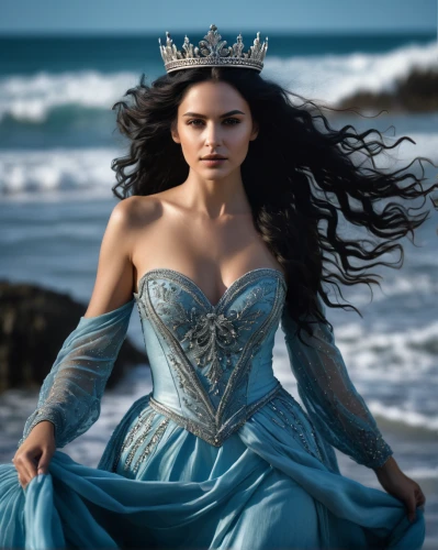 celtic queen,princess sofia,fairy queen,celtic woman,the snow queen,blue enchantress,the sea maid,swath,elsa,fantasy woman,ice queen,miss circassian,white rose snow queen,the enchantress,princess,cinderella,miss universe,a princess,ball gown,queen of the night,Photography,General,Fantasy