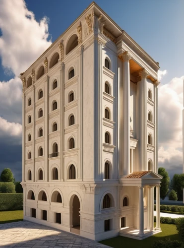 ancient roman architecture,classical architecture,model house,neoclassical,3d rendering,schönbrunn castle,baroque building,roman temple,europe palace,build by mirza golam pir,greek temple,marble palace,palazzo,temple of diana,house with caryatids,islamic architectural,castelul peles,celsus library,palazzo barberini,byzantine architecture,Photography,General,Realistic