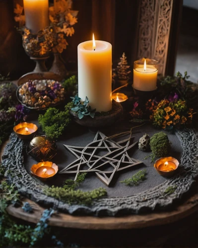 witches pentagram,advent wreath,advent arrangement,the first sunday of advent,advent decoration,the second sunday of advent,paganism,the third sunday of advent,celebration of witches,autumn decor,fourth advent,seasonal autumn decoration,third advent,nordic christmas,second advent,advent star,advent time,autumn decoration,advent season,halloween decor,Photography,General,Fantasy
