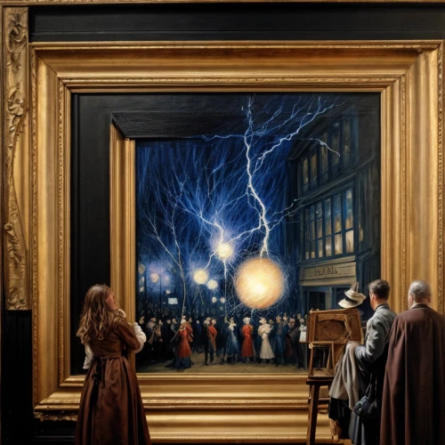 astronomer,space art,astronomers,the ball,sci fiction illustration,the light bulb,contemporary witnesses,phobos,fantasy picture,world digital painting,astronomy,copernican world system,photomanipulation,fractals art,night scene,pioneer 10,light of art,incandescent lamp,oil painting on canvas,art painting,Calligraphy,Painting,Surrealism