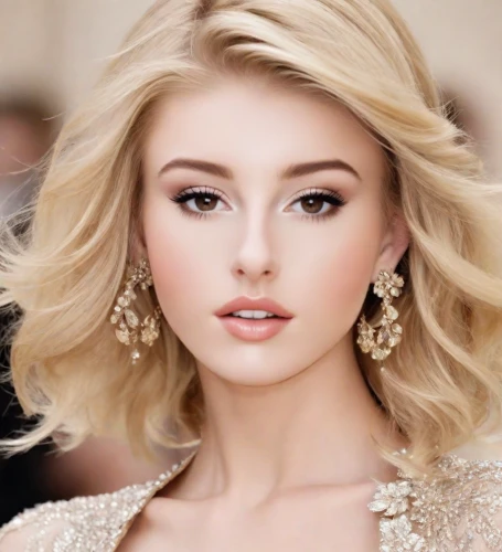 model beauty,barbie doll,beautiful model,princess' earring,beautiful young woman,beautiful face,doll's facial features,beautiful woman,elegant,earrings,beauty,beautiful girl,gorgeous,blond girl,cool blonde,pretty young woman,porcelain doll,blonde girl,short blond hair,perfection