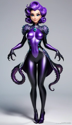 rubber doll,malva,evil fairy,widow spider,3d figure,medusa gorgon,la violetta,violet head elf,designer dolls,widow flower,doll figure,medusa,game figure,veil purple,catwoman,widow,purple,3d model,female doll,purple passionflower,Unique,3D,3D Character