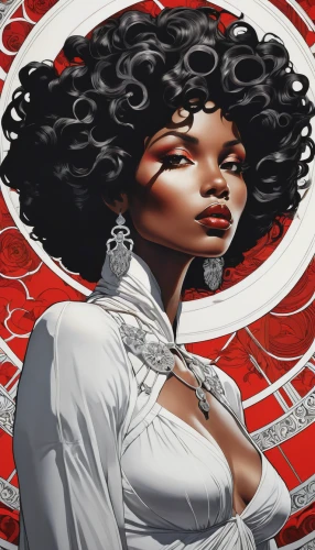 afro american girls,afroamerican,afro-american,afro american,african american woman,black women,rosa ' amber cover,black woman,pinterest icon,background ivy,head woman,jheri curl,wanda,marvels,cover,beautiful african american women,detail shot,mrs white,medusa,comic book bubble,Conceptual Art,Oil color,Oil Color 14