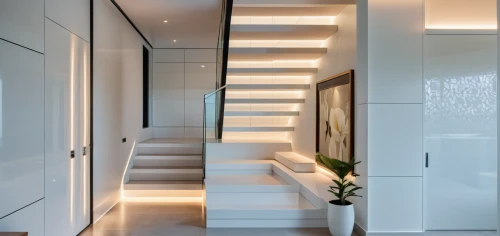 hallway space,outside staircase,staircase,hallway,interior modern design,walk-in closet,stairwell,stairs,stair,contemporary decor,modern decor,stairway,wooden stairs,winding staircase,room divider,interior design,circular staircase,modern room,modern style,steel stairs,Photography,General,Realistic