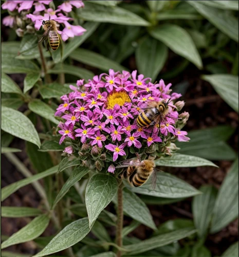 colletes,beekeeper plant,pollinator,apis mellifera,western honey bee,purple milkweed,spotted joe pye weed,sweet joe pye weed,joe pye weed,common zinnia,buddleia,bee,pollination,new england aster,giant bumblebee hover fly,honeybees,pollinating,hornet hover fly,hornet mimic hoverfly,helichrysum