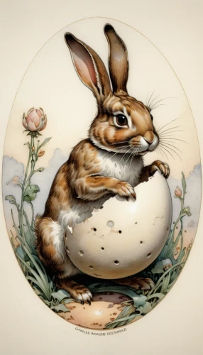 audubon's cottontail,gray hare,american snapshot'hare,domestic rabbit,hare,steppe hare,cottontail,rabbits and hares,white rabbit,hare window,hare bell,leveret,wild hare,easter bunny,painting easter egg,peter rabbit,brown rabbit,field hare,deco bunny,rabbit,Illustration,Retro,Retro 19