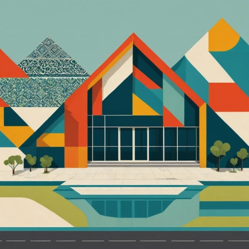 mid century modern,abstract retro,mid century house,geometric,geometric style,memphis shapes,art deco,art deco background,mid century,airbnb logo,geometry shapes,low poly,low-poly,geometric pattern,abstract shapes,tiles shapes,isometric,abstract corporate,polygonal,abstract design,Illustration,Vector,Vector 05