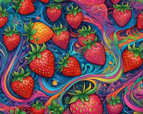 strawberries,fruit pattern,strawberry,strawberry tree,watermelon background,berries,many berries,watermelon painting,fruity hot,salad of strawberries,fruity,berry,strawberry jam,red strawberry,colored pencil background,watermelon wallpaper,colorful heart,strawberry tart,strawberry plant,mixed berries,Illustration,Realistic Fantasy,Realistic Fantasy 39