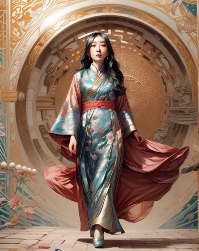 oriental painting,oriental princess,chinese art,mulan,oriental girl,hanbok,asian woman,shuanghuan noble,ao dai,oriental,orientalism,world digital painting,asia,asian costume,asian vision,asian culture,inner mongolian beauty,yi sun sin,geisha,fantasy portrait