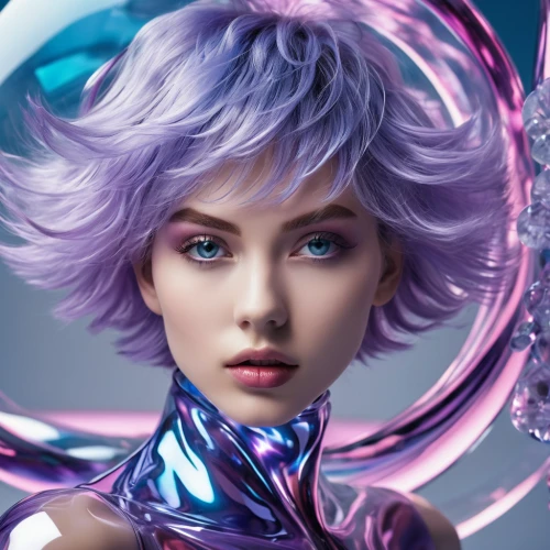 violet head elf,violet,hair coloring,artificial hair integrations,ultraviolet,light purple,la violetta,purple,pixie-bob,3d fantasy,purple and pink,fantasy portrait,purpleabstract,futuristic,cosmetic,violet colour,color 1,pink-purple,aura,libra,Photography,Artistic Photography,Artistic Photography 03