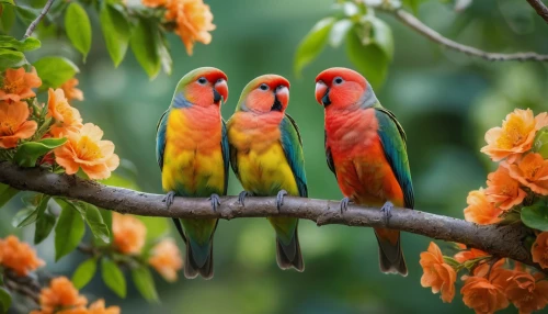 passerine parrots,sun conures,parrot couple,colorful birds,golden parakeets,tropical birds,couple macaw,rare parrots,yellow-green parrots,macaws of south america,parrots,rainbow lorikeets,birds on a branch,lovebird,love bird,sun conure,edible parrots,macaws,sun parakeet,birds on branch,Photography,General,Natural