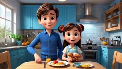 cute cartoon image,lilo,animated cartoon,arrowroot family,star kitchen,cute cartoon character,clay animation,porridge,food and cooking,cookware and bakeware,cooking show,ratatouille,ceramic hob,digital compositing,orecchiette,big kitchen,3d rendered,cooks,domestic life,grainau,Unique,3D,3D Character