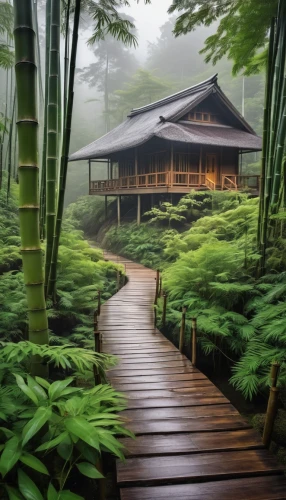 bamboo forest,japanese architecture,japan landscape,golden pavilion,beautiful japan,the golden pavilion,japan garden,asian architecture,bamboo plants,kyoto,ryokan,house in the forest,arashiyama,japanese zen garden,green forest,hawaii bamboo,japanese garden,greenforest,wooden bridge,tropical and subtropical coniferous forests,Photography,General,Realistic