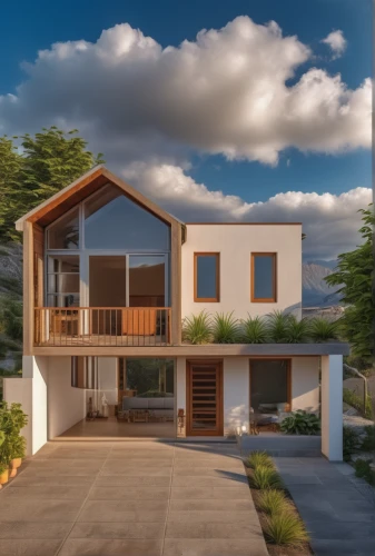 dunes house,mid century house,modern house,3d rendering,residential house,prefabricated buildings,cubic house,timber house,house shape,eco-construction,floorplan home,smart home,wooden house,frame house,render,holiday villa,modern architecture,smart house,inverted cottage,house drawing,Photography,General,Realistic