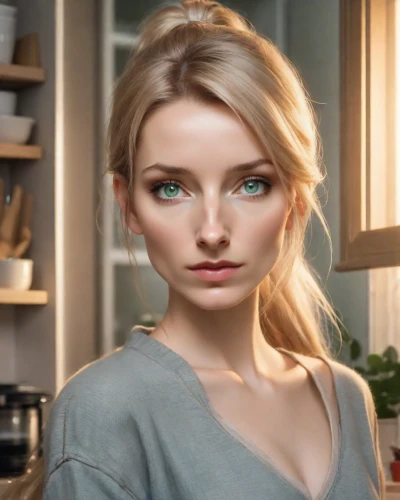 natural cosmetic,realdoll,girl in the kitchen,women's cosmetics,retouching,woman face,female model,women's eyes,woman's face,barista,cosmetic,french silk,natural cosmetics,cosmetic brush,visual effect lighting,blonde woman,beauty face skin,digital compositing,oil cosmetic,retouch