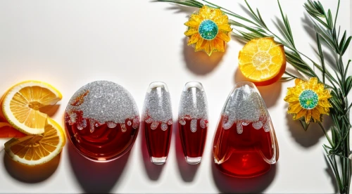 glass decorations,flavoring dishes,glass ornament,glasswares,cocktail garnish,cocktail glasses,christmas ornaments,colorful drinks,fruit cocktails,fruitcocktail,candied fruit,christmas scent,colorful glass,glass items,fir tree decorations,festive decorations,salt glasses,bottles of essential oils,luminous garland,glass yard ornament,Realistic,Jewelry,Hollywood Regency