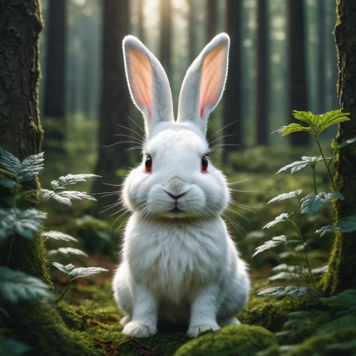 white rabbit,white bunny,european rabbit,dwarf rabbit,forest animal,snowshoe hare,gray hare,hoppy,peter rabbit,wood rabbit,wild rabbit,easter background,rabbit,no ear bunny,bunny,little rabbit,hare trail,wild hare,lepus europaeus,cottontail,Photography,General,Fantasy