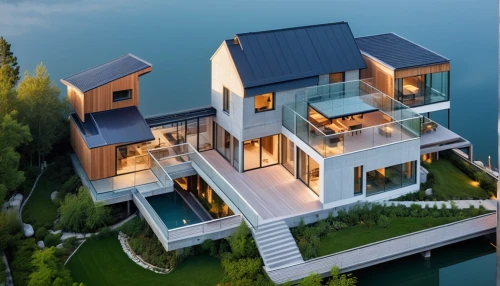 cube stilt houses,floating huts,3d rendering,house by the water,house with lake,modern house,cubic house,inverted cottage,holiday villa,modern architecture,eco-construction,smart house,cube house,luxury property,houseboat,build by mirza golam pir,residential house,stilt houses,folding roof,dunes house,Photography,General,Realistic