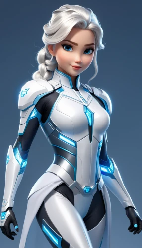 ice queen,elsa,winterblueher,lady medic,3d model,nova,vector girl,symetra,cosmetic,show off aurora,diamond background,suit of the snow maiden,widow,whitey,3d figure,silver,diamond back,chrystal,blanche,the snow queen,Unique,3D,3D Character