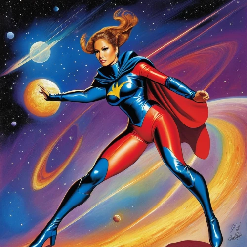 captain marvel,super woman,super heroine,wonderwoman,goddess of justice,star mother,wonder,symetra,starfire,superman logo,nova,andromeda,firestar,wonder woman,superhero background,lasso,super man,head woman,figure of justice,super power,Conceptual Art,Sci-Fi,Sci-Fi 14