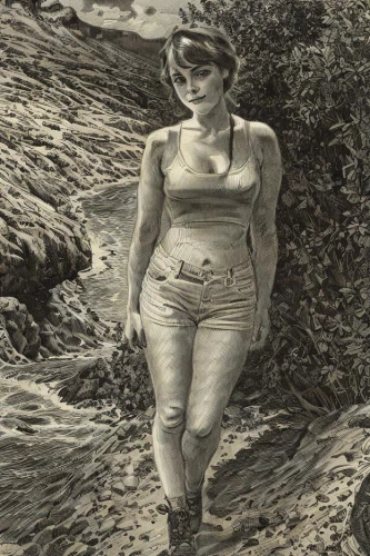 girl on the dune,female runner,woman walking,girl on the river,lori mountain,plus-size model,the blonde in the river,advertising figure,female model,hiker,charcoal drawing,sepia,the sea maid,inez koebner,woman with ice-cream,hiking,crocodile woman,graphite,plus-size,rhonda rauzi,Art sketch,Art sketch,Traditional