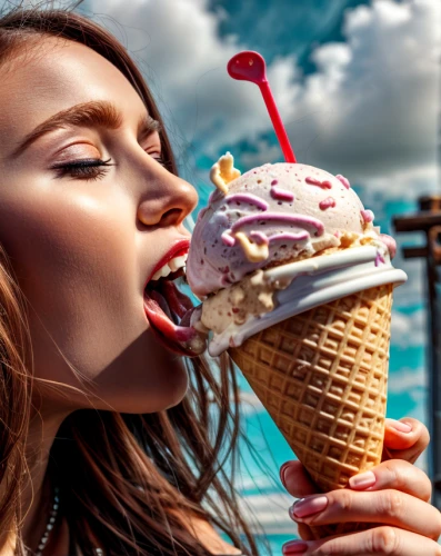 woman with ice-cream,ice-cream,ice cream,icecream,ice creams,ice cream icons,sweet ice cream,ice cream shop,licking,ice cream van,summer foods,ice cream cone,ice cream maker,whipped ice cream,iced-lolly,variety of ice cream,soft serve ice creams,ice cream stand,soy ice cream,food photography