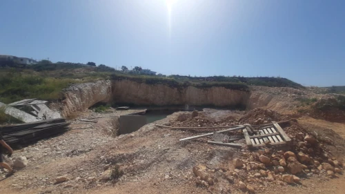 stone quarry,open pit mining,mining site,excavation site,judaean desert,destroyed area,excavation,archaeological site,quarry,excavation work,kentauros,the grave in the earth,bouleuterion,ancient site,mine shaft,ancient theatre,overburden,genesis land in jerusalem,gold mining,ajloun