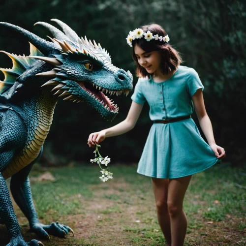 children's fairy tale,green dragon,fairytale characters,fantasy picture,3d fantasy,a fairy tale,vintage boy and girl,fairy tale,conceptual photography,girl and boy outdoor,vintage children,fairy tales,alice in wonderland,forest dragon,animals play dress-up,fairytale,dragons,fairytales,pre-wedding photo shoot,fairy tale character,Photography,Documentary Photography,Documentary Photography 08