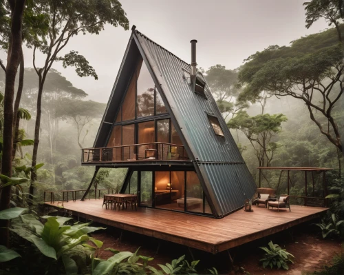 tree house hotel,cubic house,house in the forest,cube stilt houses,tree house,timber house,cube house,treehouse,inverted cottage,tropical house,rain forest,wooden house,eco hotel,eco-construction,beautiful home,stilt house,frame house,house in mountains,house in the mountains,modern architecture,Photography,General,Cinematic