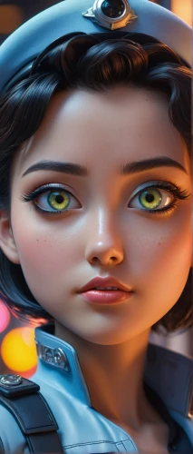 tracer,doll's facial features,sci fiction illustration,3d rendered,3d figure,3d model,katniss,clay animation,b3d,anime 3d,female doll,animated cartoon,character animation,vector girl,cgi,background image,digital compositing,world digital painting,cinema 4d,cg artwork,Photography,General,Sci-Fi