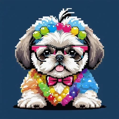 shih tzu,pekingese,lhasa apso,japanese chin,cavachon,facebook pixel,shih-poo,pixel,french bulldog,morkie,tibetan terrier,pixel art,havanese,pixelgrafic,schnauzer,dog illustration,the french bulldog,shih poo,toy bulldog,maltepoo,Unique,Pixel,Pixel 02
