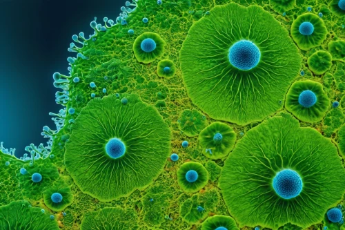 chloroplasts,green algae,cell structure,microbe,pollen warehousing,cytoplasm,bacterial species,t-helper cell,macrocystis,mandelbrodt,bacterium,liverwort,fractal art,spores,coronaviruses,cell division,bacteria,green bubbles,coronavirus,fungal science,Photography,General,Realistic
