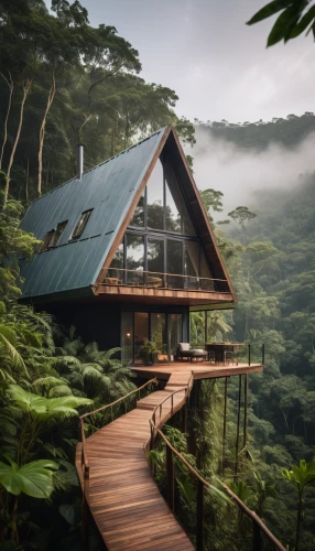 tree house hotel,house in the forest,tree house,treehouse,house in mountains,timber house,house in the mountains,tropical house,wooden house,japanese architecture,beautiful home,asian architecture,rain forest,the cabin in the mountains,greenforest,tropical greens,rainforest,stilt house,tree top path,eco hotel,Photography,General,Cinematic