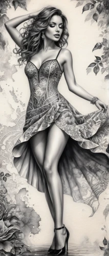 fashion illustration,faerie,fantasy art,image manipulation,fantasy woman,charcoal drawing,twirling,world digital painting,flamenco,fairy queen,fantasy picture,whirling,faery,femininity,gracefulness,wind wave,fashion vector,digital compositing,little girl in wind,dancer,Conceptual Art,Oil color,Oil Color 10