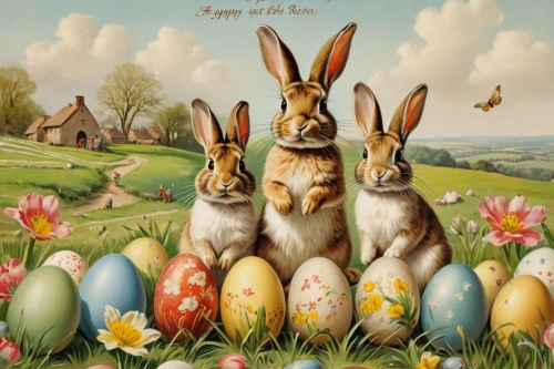 easter rabbits,easter card,rabbits and hares,retro easter card,rabbit family,happy easter hunt,rabbits,hares,painting easter egg,happy easter,easter eggs,painting eggs,easter eggs brown,easter background,easter theme,bunnies,peter rabbit,painted eggs,hare field,spring equinox,Photography,General,Natural
