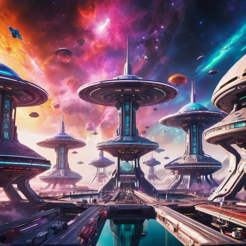 futuristic landscape,federation,scifi,alien world,sky space concept,sci - fi,sci-fi,space port,spaceship space,alien planet,valerian,sci fi,cosmos field,futuristic architecture,cosmos,apiarium,space art,futuristic,space ships,cg artwork,Conceptual Art,Sci-Fi,Sci-Fi 13