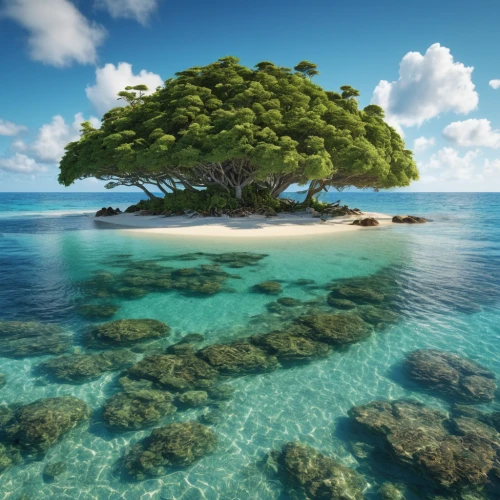 island suspended,islet,tropical sea,tropical tree,an island far away landscape,floating islands,coral reefs,tropical island,green island,fiji,caribbean sea,deserted island,floating island,artificial islands,the caribbean,southern island,tropical beach,slave island,safe island,uninhabited island