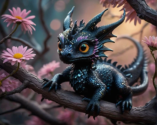 forest dragon,painted dragon,3d fantasy,black dragon,fantasy art,whimsical animals,fantasy picture,dragon,stitch,chinese water dragon,dragon li,faery,chinese dragon,fairy tale character,fantasy portrait,dragon design,wyrm,fairytale characters,faerie,forest animal,Photography,General,Fantasy