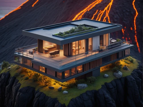 house in mountains,lava,volcano,fire mountain,the volcano,house in the mountains,vesuvius,volcanism,active volcano,lava dome,volcanos,glass rock,geothermal energy,tigers nest,shield volcano,krafla volcano,mount vesuvius,lava flow,geothermal,cliff dwelling,Photography,General,Sci-Fi