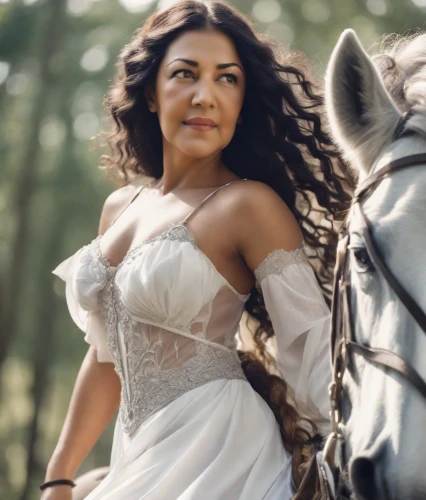 celtic woman,white horse,quinceañera,celtic queen,a white horse,horseback,miss circassian,indian bride,tiana,horse looks,a princess,horseback riding,arabian,wedding icons,milkmaid,white rose snow queen,pocahontas,moana,peruvian women,horse herder