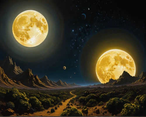 moon valley,lunar landscape,valley of the moon,galilean moons,moons,moonscape,phase of the moon,celestial bodies,moon and star background,desert landscape,desert desert landscape,moonlit night,fantasy landscape,altiplano,moon phase,desert background,herfstanemoon,big moon,lunar phase,lunar phases,Illustration,Realistic Fantasy,Realistic Fantasy 03