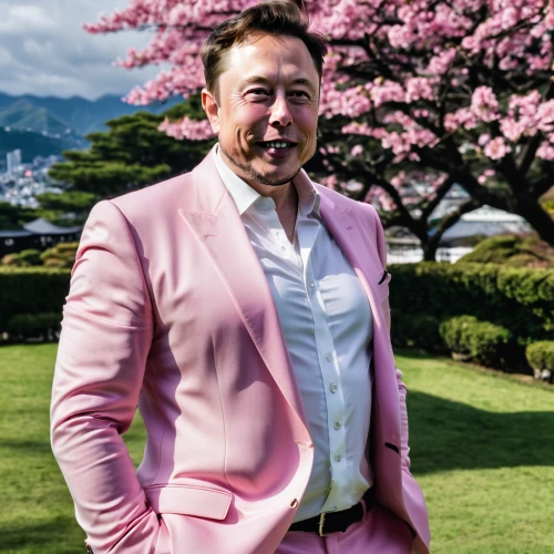 man in pink,ceo,pink tie,the pink panther,business angel,japanese floral background,japanese sakura background,wedding suit,an investor,men's suit,the suit,billionaire,a black man on a suit,sakura blossom,suit actor,hon khoi,the cherry blossoms,choi kwang-do,umiuchiwa,culture rose,Photography,General,Realistic