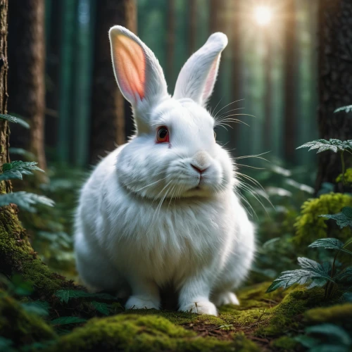 white rabbit,european rabbit,dwarf rabbit,white bunny,snowshoe hare,wild rabbit,gray hare,american snapshot'hare,cottontail,easter bunny,domestic rabbit,bunny,lepus europaeus,rabbit,wood rabbit,mountain cottontail,forest animal,peter rabbit,wild hare,rabbits and hares,Photography,General,Fantasy