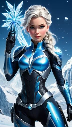 ice queen,winterblueher,snowflake background,the snow queen,elsa,suit of the snow maiden,ice princess,blue snowflake,icemaker,show off aurora,blue enchantress,ice crystal,white rose snow queen,ice planet,father frost,ice,zefir,symetra,glacial,female warrior,Conceptual Art,Fantasy,Fantasy 08