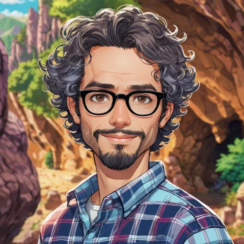 portrait background,custom portrait,flat blogger icon,fantasy portrait,game illustration,caveman,twitch icon,geologist,cave man,artist portrait,download icon,edit icon,airbnb icon,blogger icon,biologist,illustrator,growth icon,cartoon forest,world digital painting,cg artwork,Illustration,Japanese style,Japanese Style 02