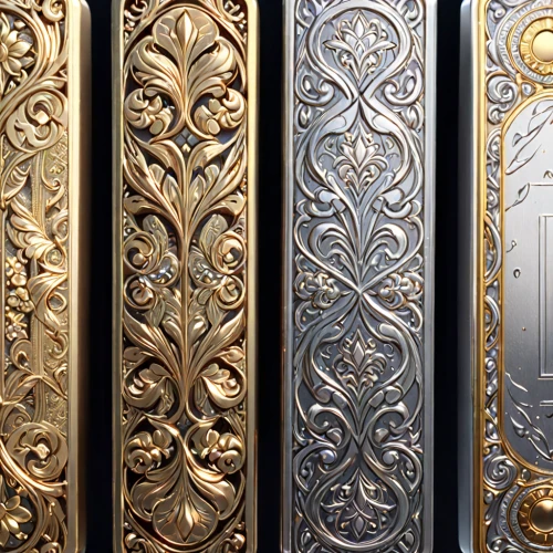 ornamental dividers,gold stucco frame,gilding,art nouveau frames,mouldings,abstract gold embossed,gold lacquer,metallic door,metal embossing,gold foil corners,frame ornaments,decorative element,gilt edge,gold foil shapes,gold filigree,gold foil dividers,gold art deco border,facade panels,decorative frame,gold foil corner,Anime,Anime,General