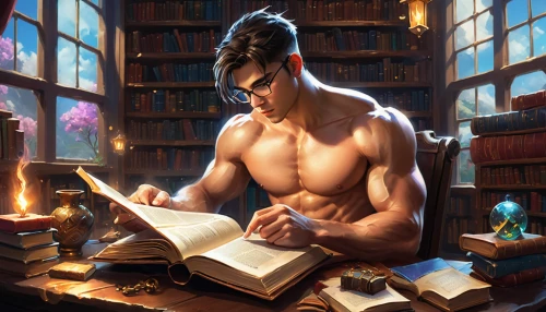 bookworm,scholar,sci fiction illustration,librarian,male elf,reading,magic book,writing-book,author,fantasy art,fantasy picture,tutor,study,researcher,magic grimoire,eading with hands,books,open book,academic,bale,Photography,General,Natural