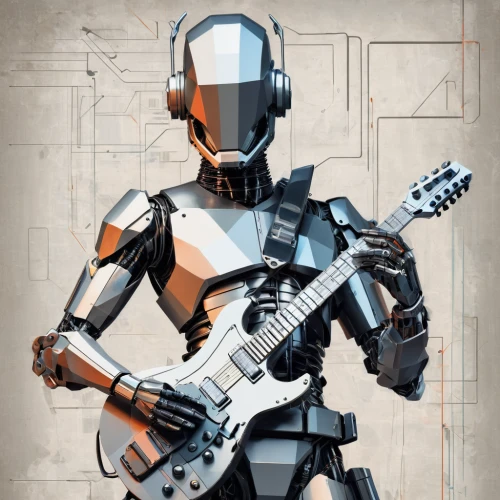 droid,metal toys,electric guitar,guitar player,stormtrooper,cybernetics,boba fett,bass guitar,robotic,overtone empire,clone jesionolistny,acoustic-electric guitar,metal rust,droids,guitarist,metal,bb8-droid,guitor,metallophone,painted guitar,Art,Artistic Painting,Artistic Painting 44